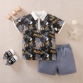 thumbnail image 5 of Toddler Boy Polo Shirt  Shorts Set with Bow Tie, 5 of 10