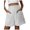 White, variant on Women's Sweat Shorts Casual Summer Athletic Shorts Elastic Comfy Shorts High Waist Shorts Lightweight Elastic Waist Drawstring Hiking Yoga Shorts Black XL, US Size 10