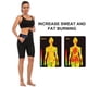 thumbnail image 1 of Pantalones Cortos Deportivos Para Sauna Pantalones moldeadores de cuerpo con gancho ajustable para adelgazar pantalones cortos para uso diario (J), 1 of 9