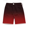 thumbnail image 4 of Shorts for Women Relaxed Fit Floral Printed High Waist Denim Casual Shorts with Pockets, 4 of 4