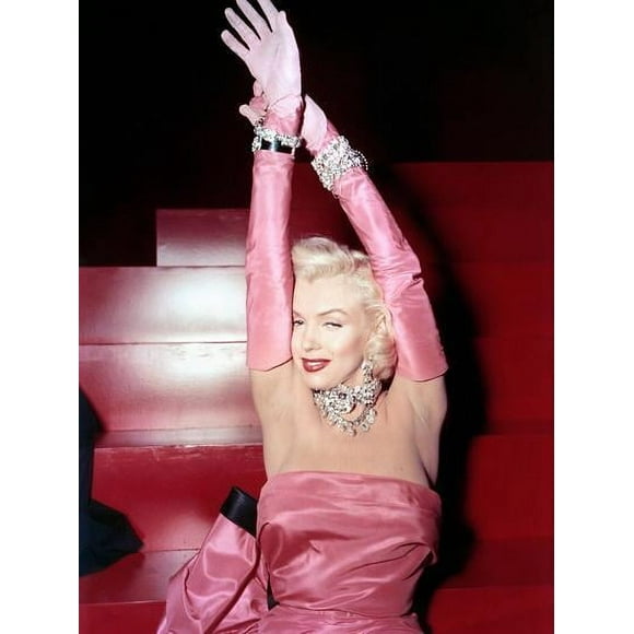 A NEW Gentlemen Prefer Blondes, Marilyn Monroe, 1953 Poster Canvas Posters Framed/Unframed