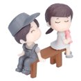 thumbnail image 1 of Pareja en miniatura de jardín accesorio de decoración maravilloso y agradable Silla de pareja en miniatura para niños para mini jardín ANGGREK Otros, 1 of 8