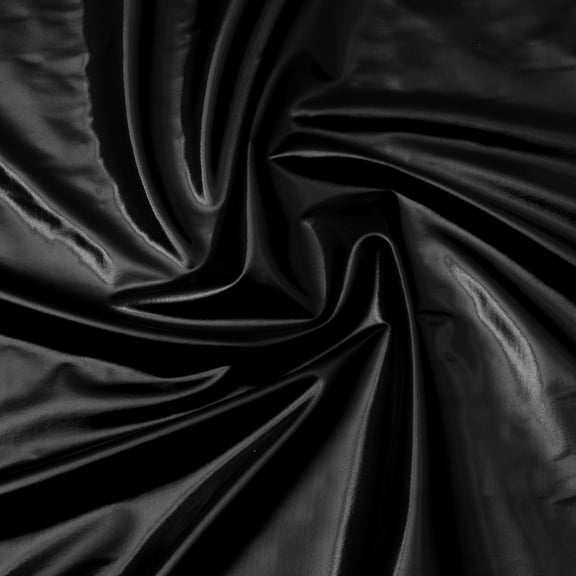 MJTrends Black Stretch Vinyl Fabric by the Yard, 56 in, 4-Way Stretch