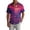 Tops-A496Multicolor, variant on Gamivast Short Sleeve Shirts for Men Tropical Leaf Print Button Down Shirts Lapel Collar Standard Fit Aloha Shirts Summer Beach Holiday Camp