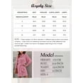 thumbnail image 2 of Asyoly Womens Knit Belt Turtleneck Sweater Dress Long Sleeve Solid Color Casual Winter Pullover Loose Jumper Dresses, 2 of 10