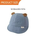 Toddler Boy Baseball Cap Baby Sun Soft Caps Girl Cute Bear Ear Hat Kid