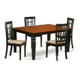 thumbnail image 2 of East West Furniture Weston 5 Piece Windowpane Dining Table Set, 2 of 2