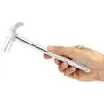 thumbnail image 1 of shiyou-6 in 1 Mini Multifunction Copper Hammer and Screwdriver Hand Tools, Screwdriver Kit for Opening Walnuts, Watchmaker, and Household Repairing Tool (Silver), 1 of 4