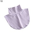 thumbnail image 2 of Dress Choice Women Turtleneck Detachable Mock Turtlenecks Cotton Stripe Fake Collar Half Blouse for Girls, 2 of 8