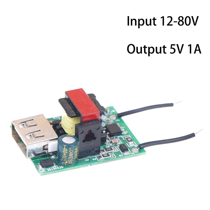 LCD Mini DC Power Supply USB Step Down Converter 24V To 1-20V Adjustable 5V 2A 