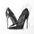 thumbnail image 3 of Atelier B Art Studio 12x12 Black Modern Framed Museum Art Print Titled - BLACK HIGH HEELS SHOES, 3 of 5