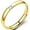 Gold, variant on 2mm Classical Simple Plain Stainless Steel Stackable Cubic Zircon Wedding Band Ring