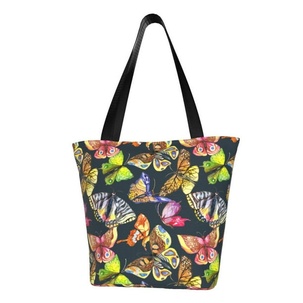 Disketp Butterfly Wild Insect Bolsa de Hombro Casual para Mujer, Bolso Cruzado para Compras, Viajes y Uso Diario