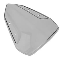 Soimiss Black Front Motorcycle Windscreen for Motorbike with Sturdy Plastic and Clear View