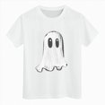 thumbnail image 4 of TOWED22 Halloween Shirts for Girls Boys Cute Graphic T-Shirt Kid Spooky Season Outfit Print Short Sleeve Tees Fall Tops, 4 of 5