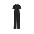 thumbnail image 5 of Joyspun Women’s Notch Collar Top & Long Pants Pajama Set, 2-Piece, Sizes S-3X, 5 of 5