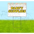 thumbnail image 1 of Party Supplies V3 (18" x 24") Yard Sign, Includes Metal Step Stake, 1 of 6