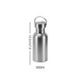 thumbnail image 3 of Wosthever Botella de agua de acero inoxidable Botellas deportivas de vacío de pared aisladas 350ml / 500ml / 750ml Frascos deportivos con mango a prueba Type4 NO4 Wosthever HA026115-02, 3 of 6