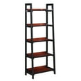 thumbnail image 3 of Linon Camden 5-Shelf Bookcase, Black Cherry, 60 Inches Tall, 3 of 4
