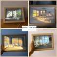 thumbnail image 5 of Lámpara colgante decorativa con luz de noche y luz solar con vibración y atenuación tricolor para sala de estar y dormitorio, 5 of 5