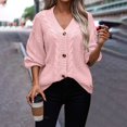 thumbnail image 6 of Lindreshi Cardigan Sweaters for Women Fashion Women Winter Solid Color Button Casual Long Sleeve Long Sweater Coat Cardigan Blouse Tops, 6 of 8