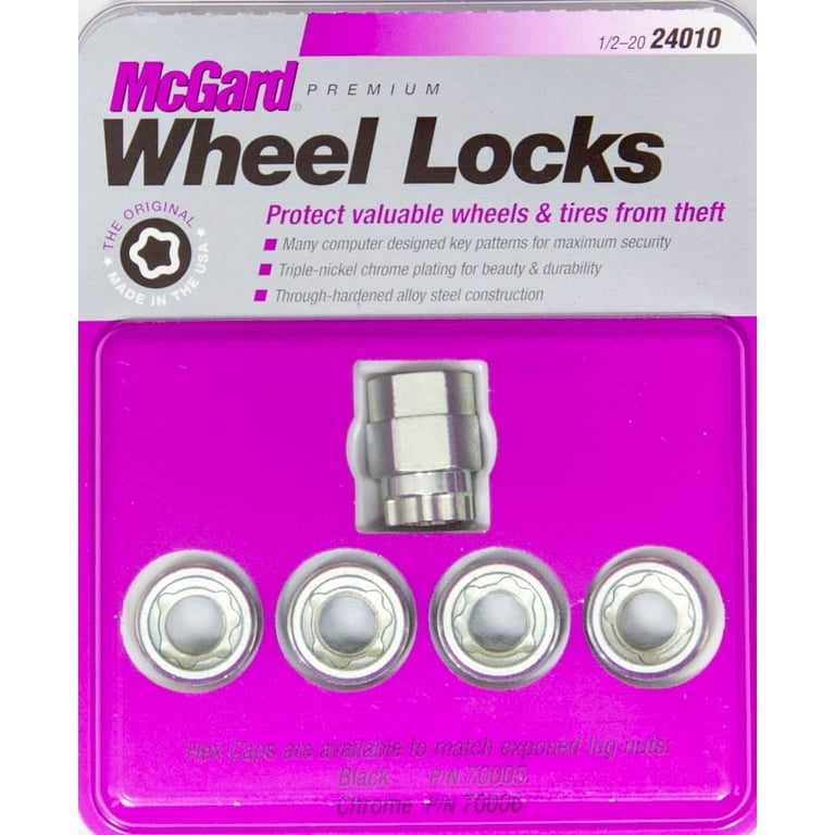 McGard Wheel Locks 1/2 Conical Seat - Under the Hub Cap McGard Wheel Locks 1/2 Conical Seat - Under the Hub Cap