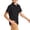 Black #018, variant on Boys Short Sleeve Polo Shirt Kids Collared School Uniform Top Button Placket Classic Fit Summer Polo