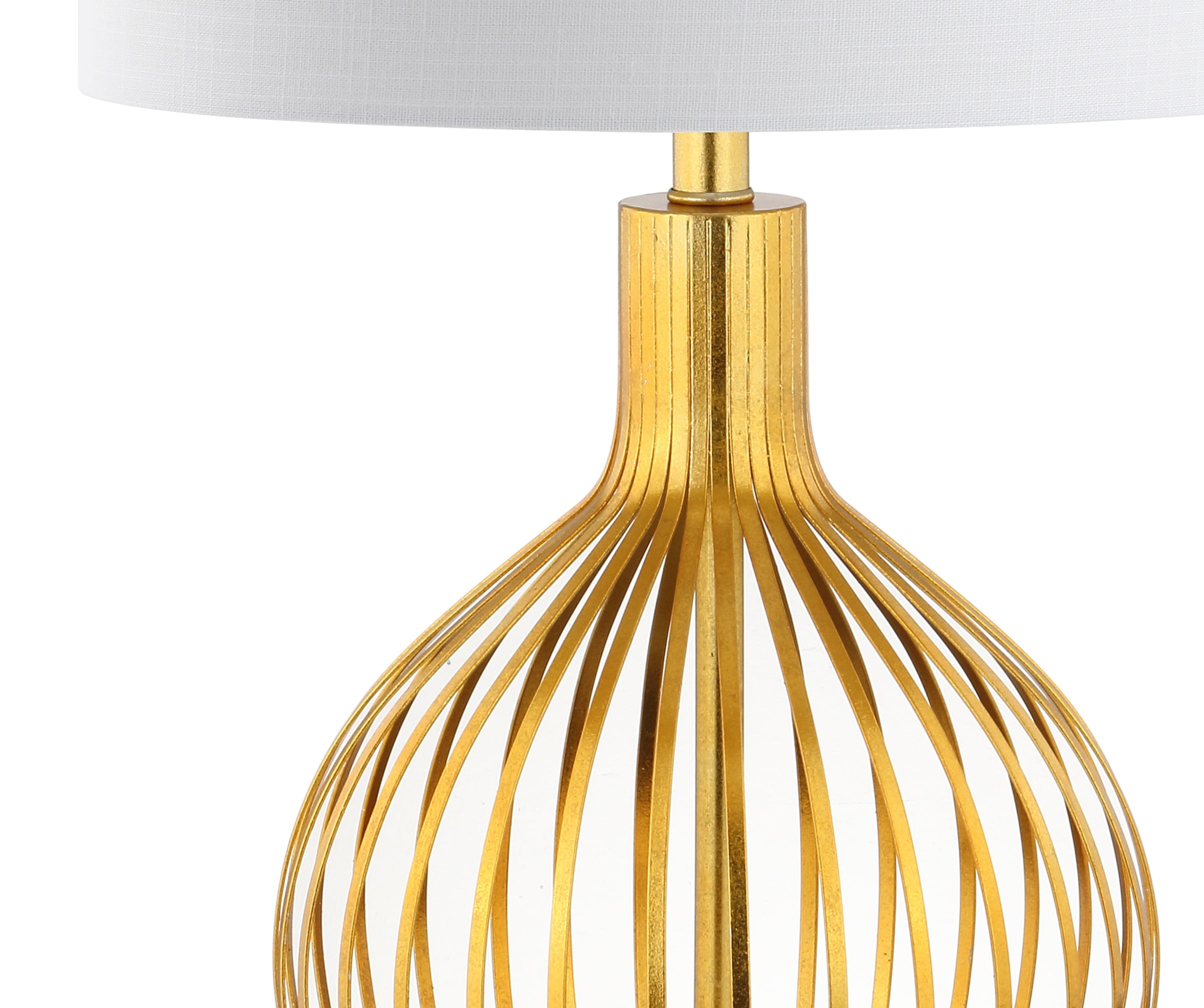 Baird 29 5 Led Metal Table Lamp Gold Leaf Walmart Com Walmart Com