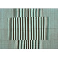 thumbnail image 1 of Ahgly Company Indoor Rectangle Abstract Light Blue Contemporary Area Rugs, 8' x 10', 1 of 4