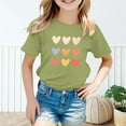thumbnail image 3 of FDDMis Junior Tops for Teen Girls Kids Black Tshirt Junior Red Shirt Clothes for Clothes Girls 10-12 Baby Warm Clothes, Mint Green 12-13 Years, 3 of 8