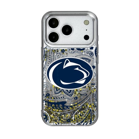 Penn State Nittany Lions iPhone Glitter Paisley Design Case