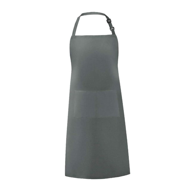 yuksok Tablier d'Art avec Sangle Réglable Utilitaire pour Toilettage de Chien Salon de Grillade Gris