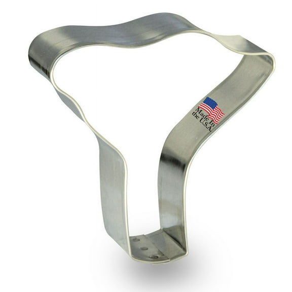 Foose Brand Chanterelle Mushroom Cookie Cutter 3.25 in, Tin Plate Steel, Handmade in USA