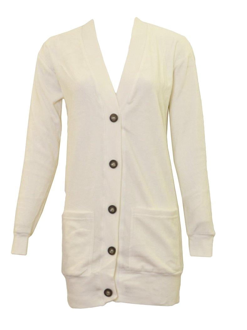 Hard Tail Velour Long Cardigan V-183 