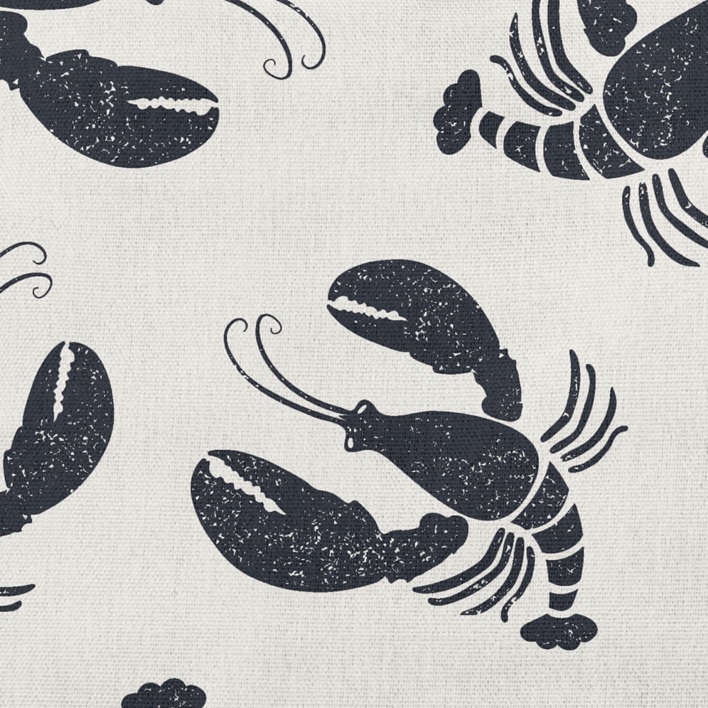 Simply Daisy 20" x 20" Lobster Fest Nautical Decorative Indoor Pillow