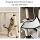 thumbnail image 4 of Alfombrilla rascadora para gatos, protector de sofá, alfombrilla para rascar para gatos de sisal natural, funda para sofá para rascar gatos, protector de sofá resistente, fácil instalación, almohadilla para rascar para pulir garras y proteger muebles JM, 4 of 5