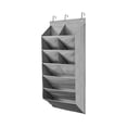 thumbnail image 3 of Zapatero para organizador de zapatos de puerta, soporte para zapatos colgantes de dormitorio, zapatero colgante plegable de gran capacidad para bolsas 9 cuadrícula perfecl Zapatero colgante, 3 of 8