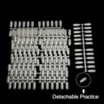 thumbnail image 2 of 240pcs Detachable Nail Art Exercise Board Nail Oil Glue Color Plate Display Board Practice Board, 2 of 3
