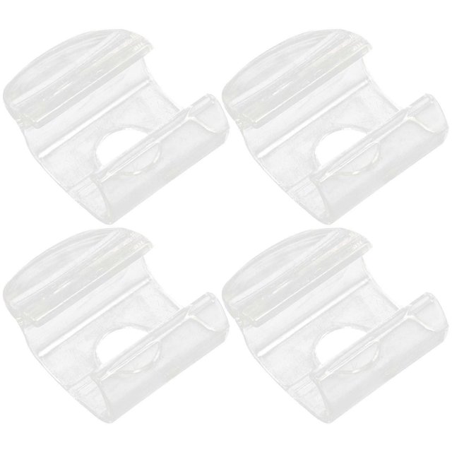 Cordless Roller Blind Pull Handles 4Pcs For Homeowners Window Treatment Transparent Replacement Easy Installation