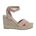 thumbnail image 2 of Via Spiga | Sesilia Strappy Espadrille Wedge Sandals | Pink | Size 9, 2 of 8