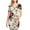A-Multicolor, variant on breaise Solid Color & Floral Side Ruch Maternity Dress Crew Neck Bodycon Dress Short Sleeve Baby Shower Dress Casual Lounge Pregnancy Dress Daily Wear
