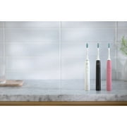 Philips Sonicare 3100 Series Electric Toothbrush - Sonic Toothbrush with Advanced Sonic Technology, Pressure Sensor, Two Intensity Settings, Smartimer & Quadpacer, Black, Model HX3681/04