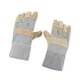 thumbnail image 5 of 1 Par de material cuero De Guantes De Trabajo De Seguridad Forrado Para Hombres Mujeres, 5 of 9
