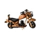 thumbnail image 5 of Modelo de motocicleta de madera coleccionable, adorno decorativo de escritorio, diseño retro para 20cmx4.5cmx11cm, 5 of 9