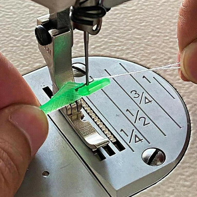 Esho Needle Threader Stitch Insertion for Sewing Machine Needle Inserter Tools, Size: One size, Blue
