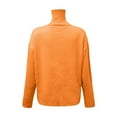 thumbnail image 5 of Sweaters for Women 2025 Lightweight Long Sleeve Turtleneck Knit Sweater Jumper Top Womens Pullover Sweaters, 5 of 7