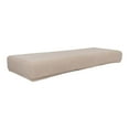 thumbnail image 1 of Soft Bench Cover Home Decor Dining Room Chair Removable Polyester Dustproof Seat Taupe, 1 of 8