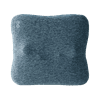 Master Massage Hi5 Bravo Shiatsu 4D Kneading Deeep Tissue Massage Throw Pillow Grey Blue