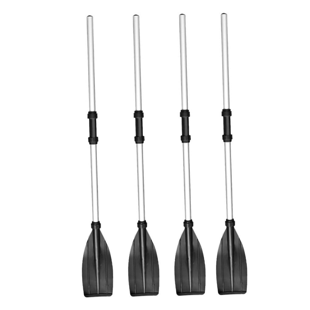 LABSERRON 2 Pairs Black Aluminum Alloy Paddle for Kayak Accessories 48.54X5.70X1.97in