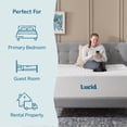 thumbnail image 3 of Lucid Refresh 14" Gel Memory Foam Mattress, Firm, California King, 3 of 15